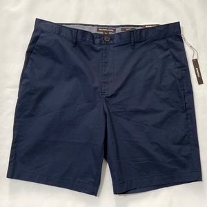 NWT Michael Kors Shorts Slim Fit Navy Blue Size 36